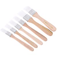 Los mejores  - Artibetter 6 Piezas de Pinceles de Viruta de Nylon con Mango de Madera para Barnices de Manchas Pegamentos Y Pintura de…